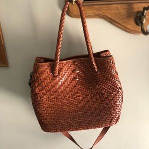 Fossil Vintage Leather Purse, Boho Shoulder Bag